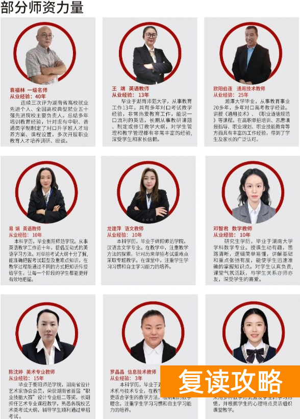 长沙芙蓉中学复读部2025单招培训中心